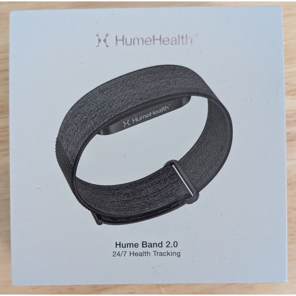 HumeHealth Hume Band 2.0 24/7 Health Fitness Sleep Tracker Black NEW